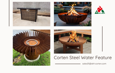 Corten Steel Outdoor Fire Pit